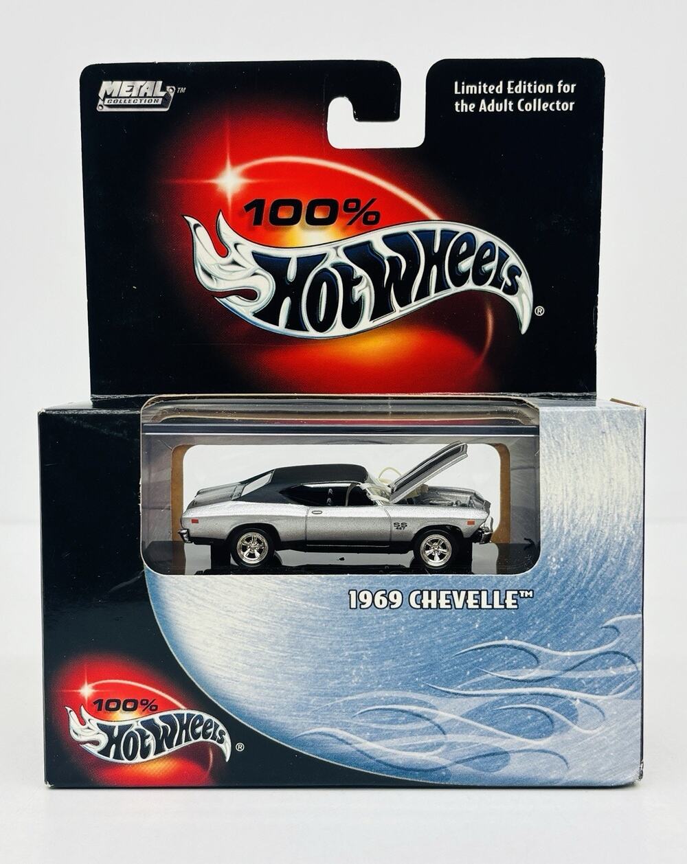 Hot Wheels 1969 Chevelle Silver Metal Collection Black Box New Sealed